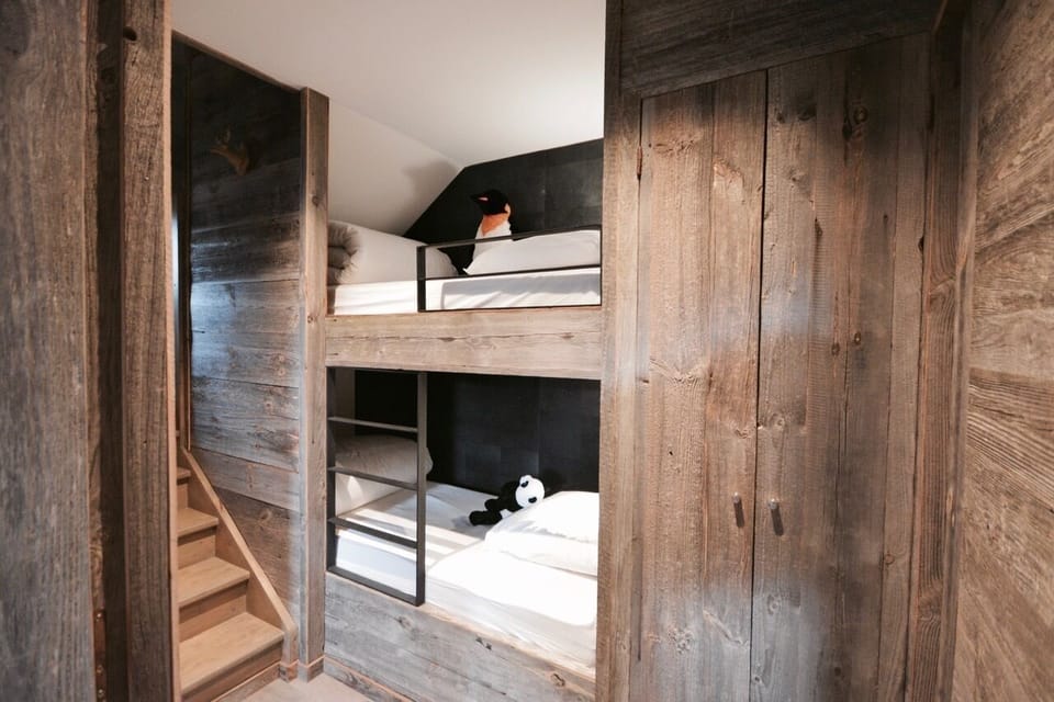 Children beds in the hallway