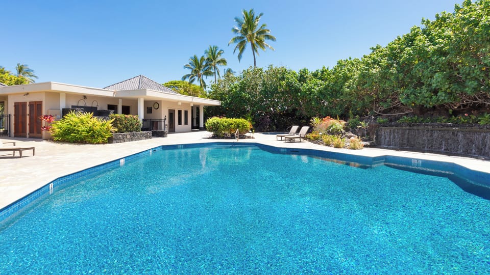 Enjoy the Mauna Lani Point community center with heated pool Spa and BBQ Facility