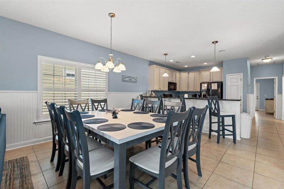 Your open-plan dining and kitchen creates perfect gathering spaces, with elegant seating for family meals and modern amenities for cooking together.