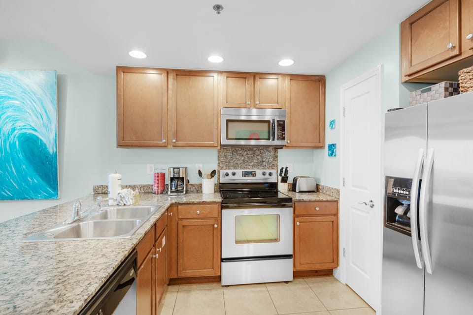 Fully equipped kitchen