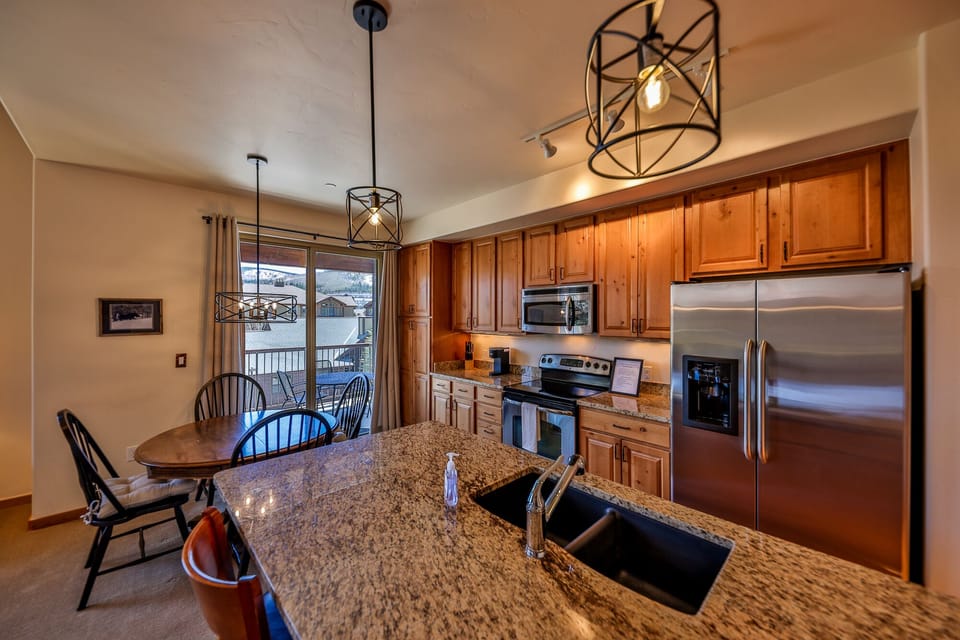 well equipped kitchen
