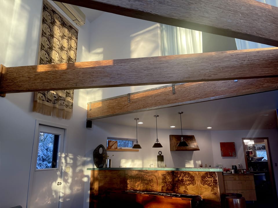Lodge- sunset in chief  kitchen 