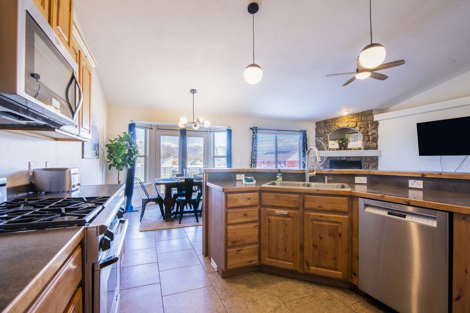 Kitchen view.