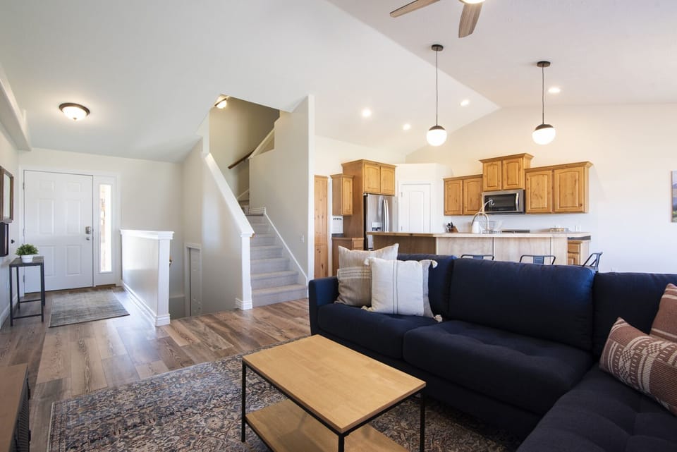 Front entry opens to the great room. 