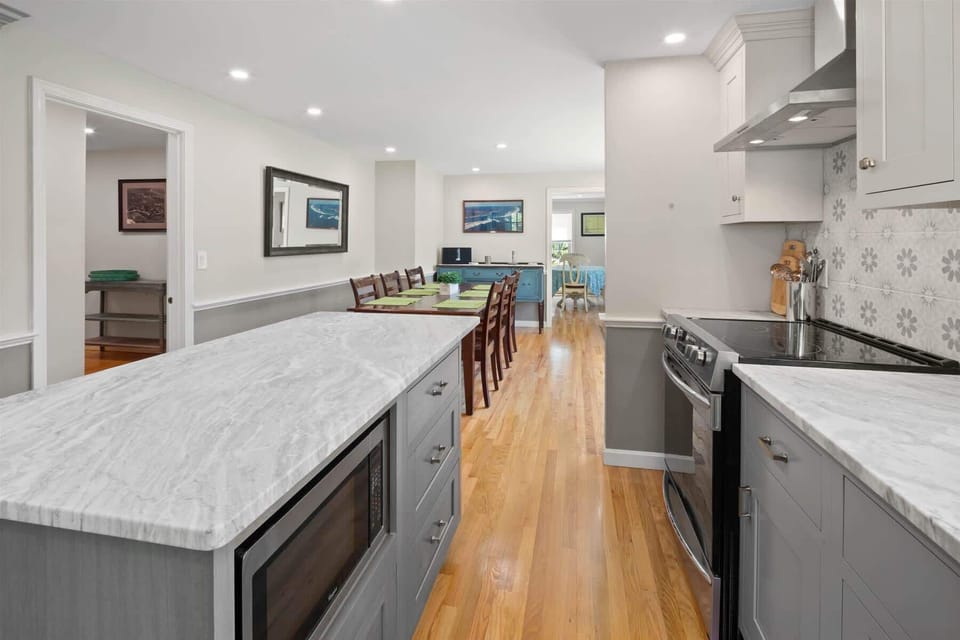 Kitchen and dining room