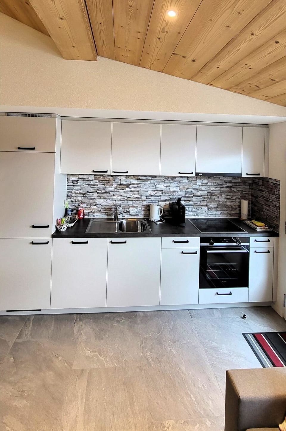 Cabinetry, Countertop, Kitchen, Kitchen Stove, Wood, Interior Design, Building, Flooring, Kitchen Appliance, Floor