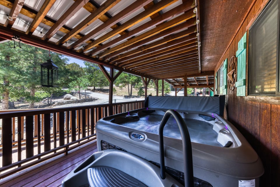 Covered Hot Tub