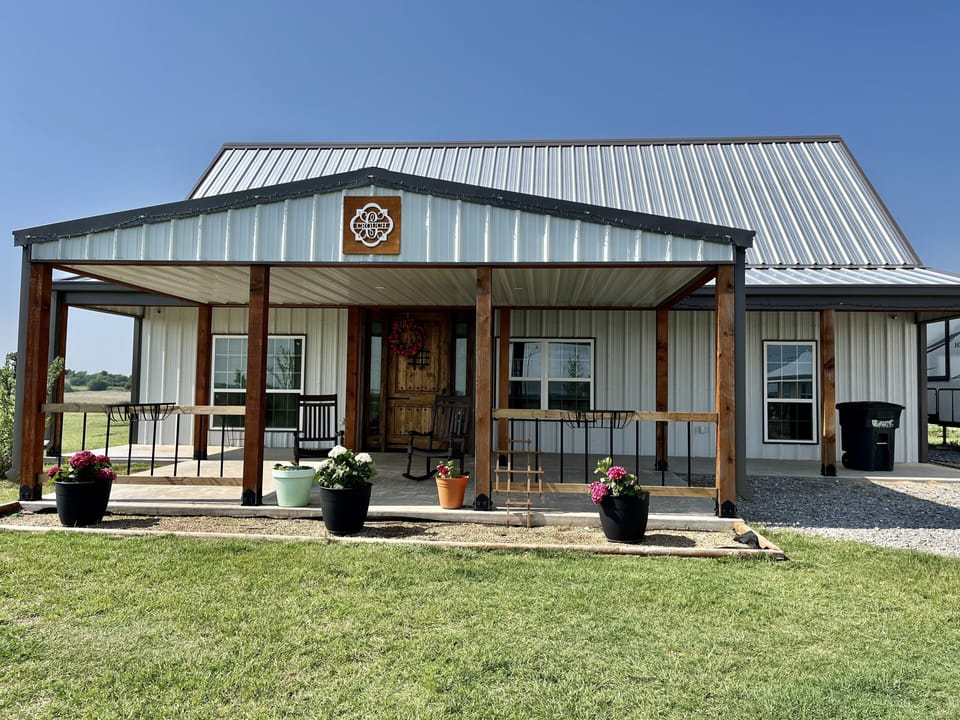 front of the property