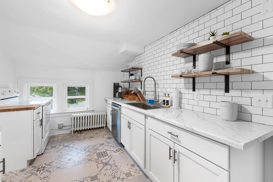 Upper level kitchen