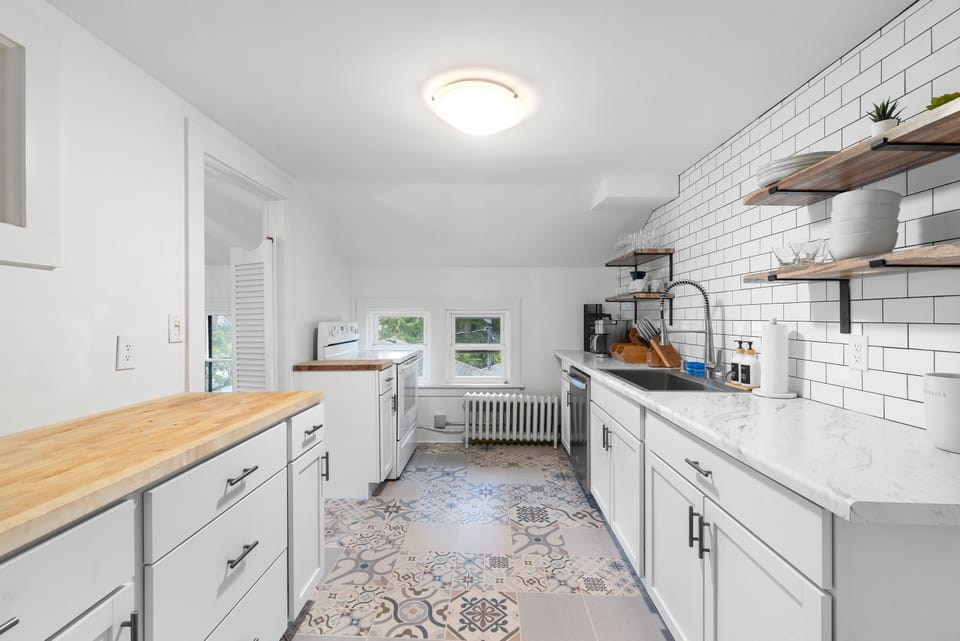 Upper level kitchen