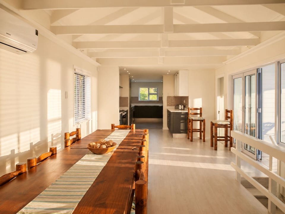 Dining area and kitchen