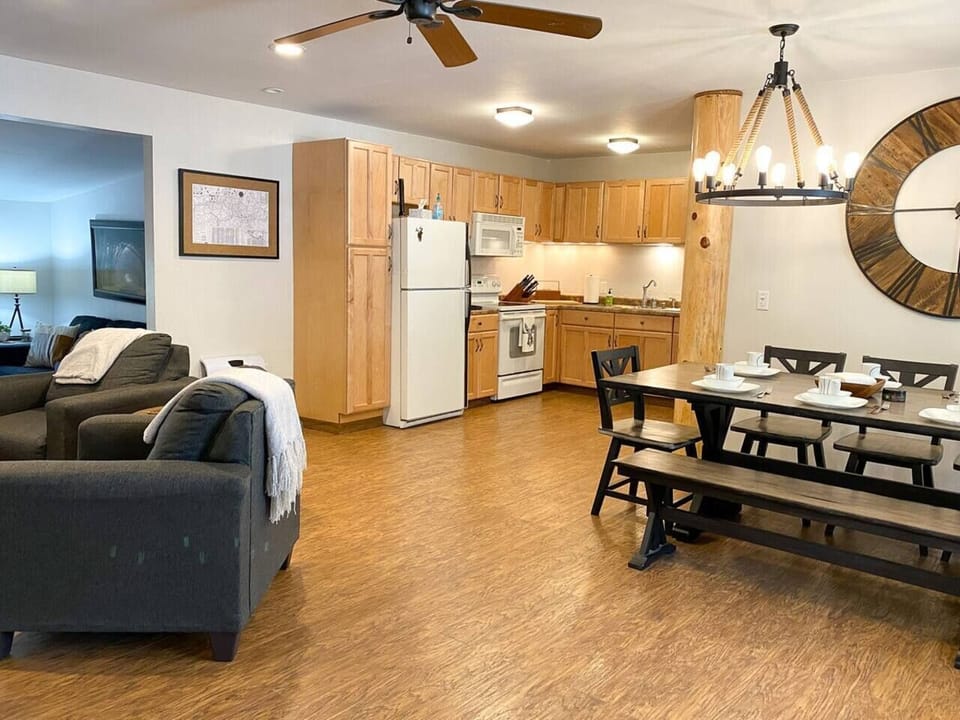 Kitchen leads to special kid space (or 3rd bedroom)