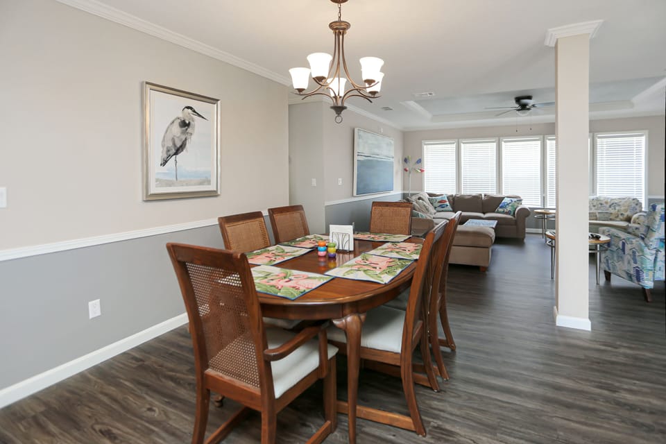 Dining Area & Living Room