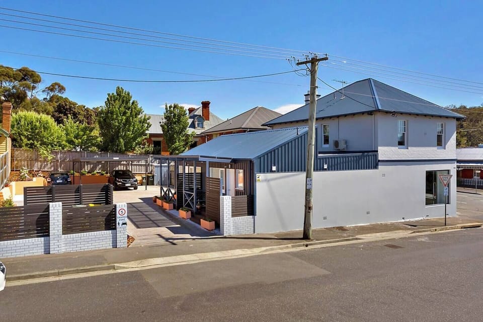 This apartment is situated in a building with two other rental units and offers free street parking.