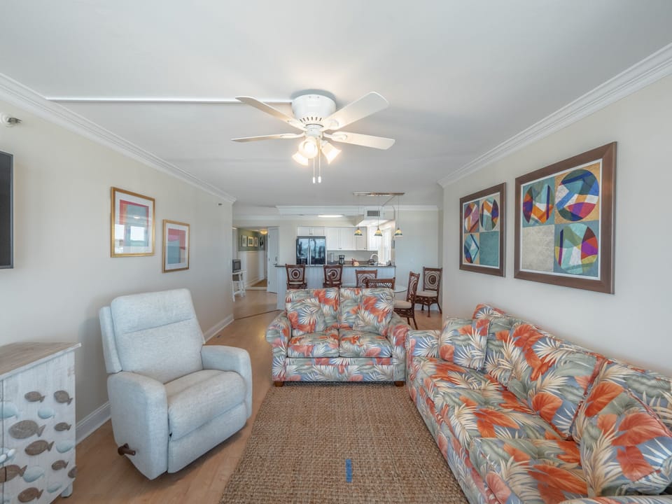 Living Room with Queen Sleeper Sofa