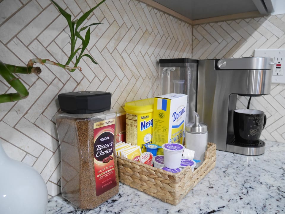 Coffee, Tea, Etc. Are Available