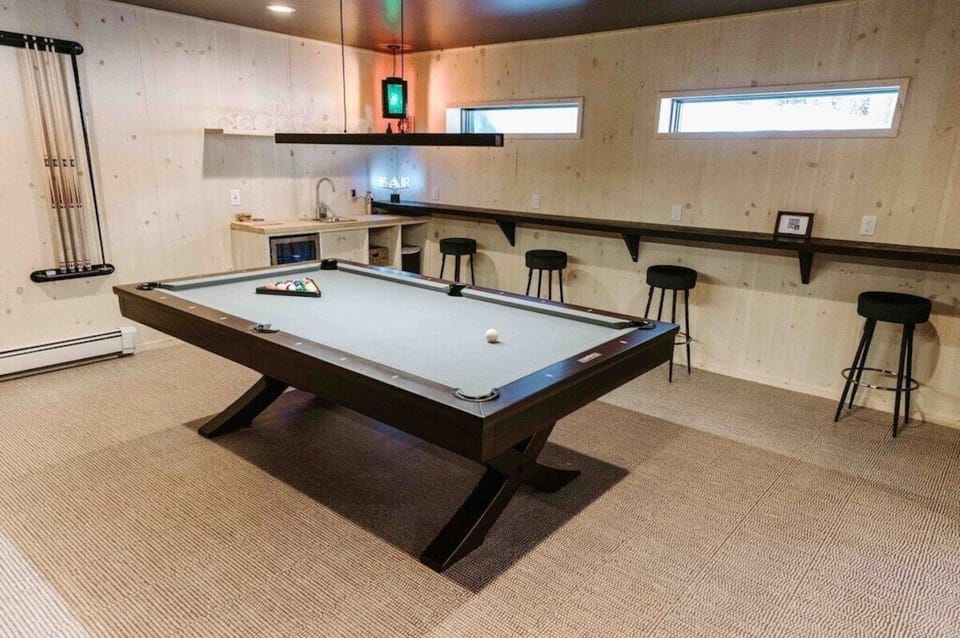 First floor pool table