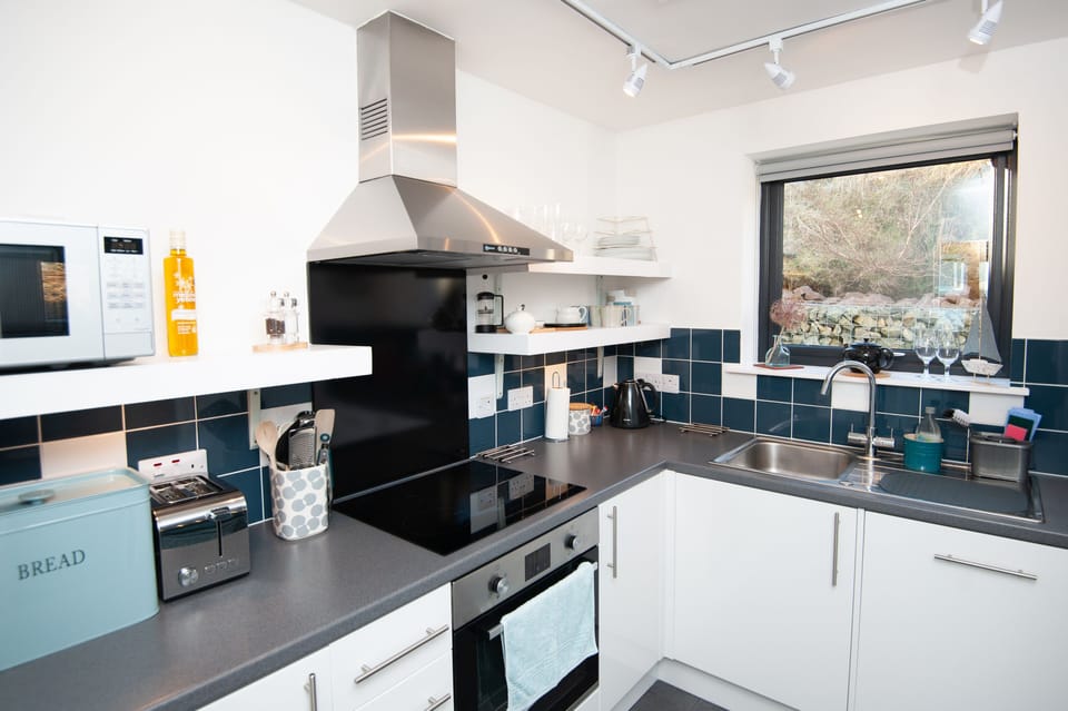 Induction hob, electric oven, dishwasher