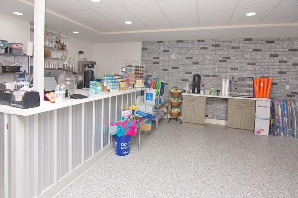 Whether you're craving a quick bite or forgot sunscreen, our on-site snack bar has you covered!