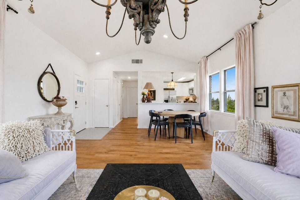 upstairs living and dining room
