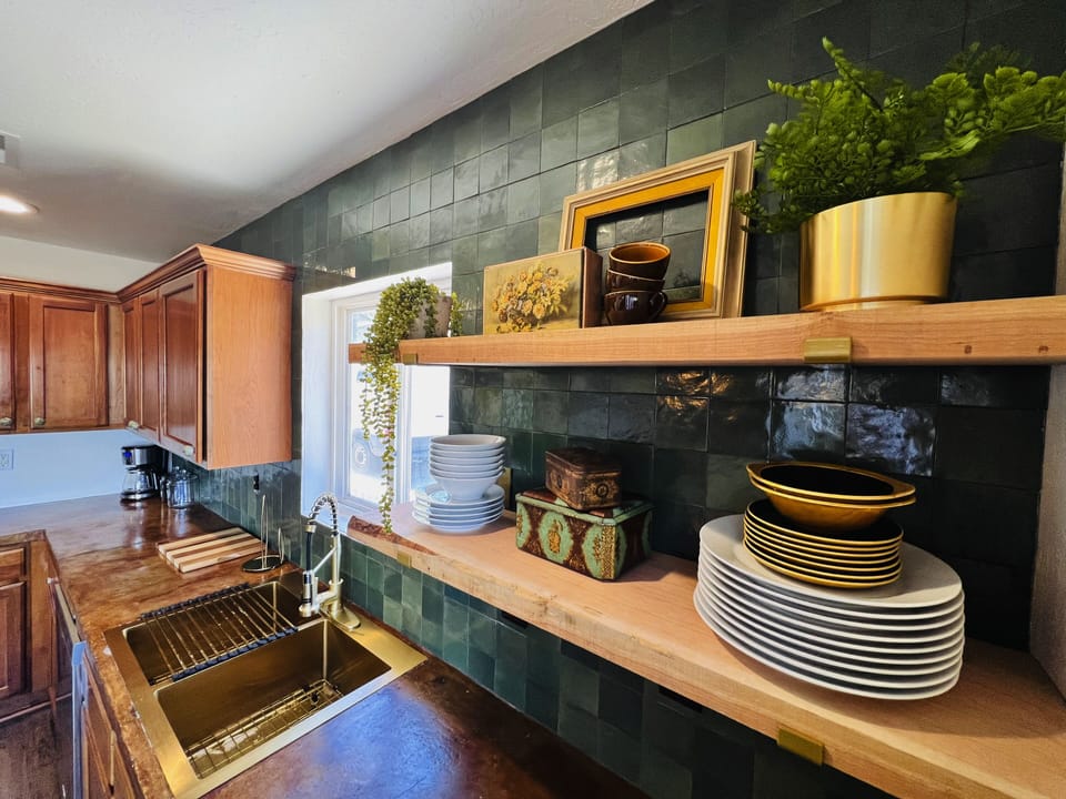Fun nods to the past give the house a homey, cozy feeling. 