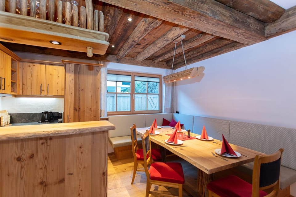 Wohnküche im Chalet Fulseck