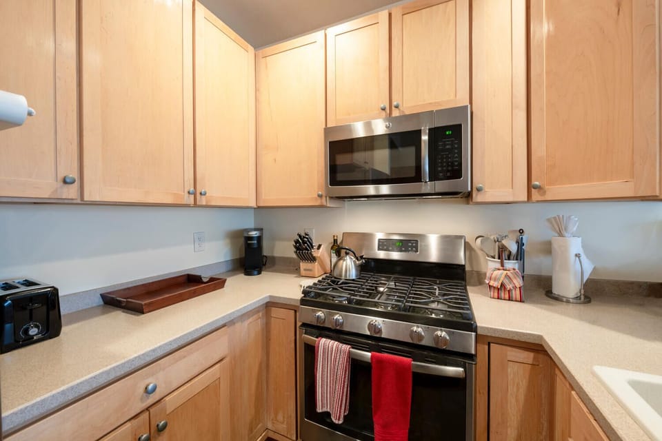 Kitchen features new dinnerware, flatware, small appliances and more!