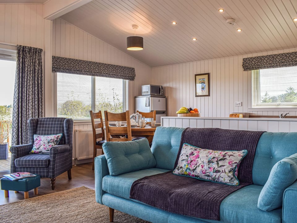 Open plan living space | Islabank Lodge, Auchterarder