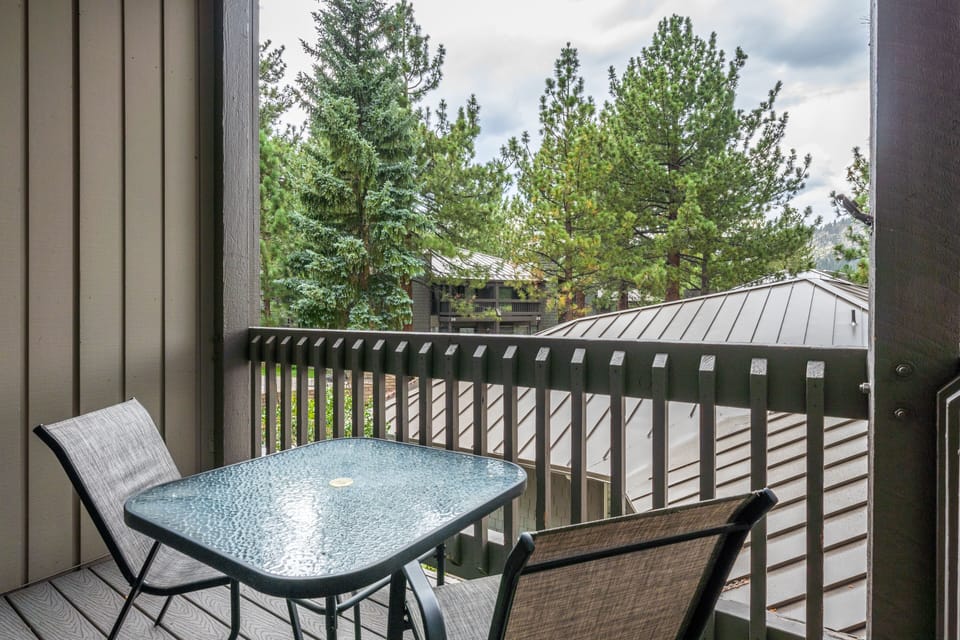 Living room deck.