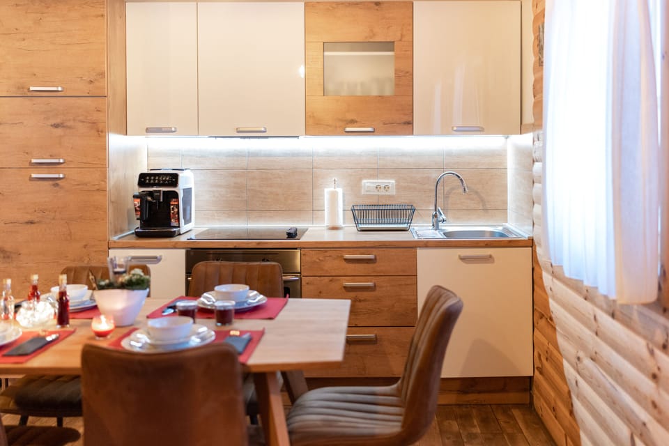 Kitchen and dining area