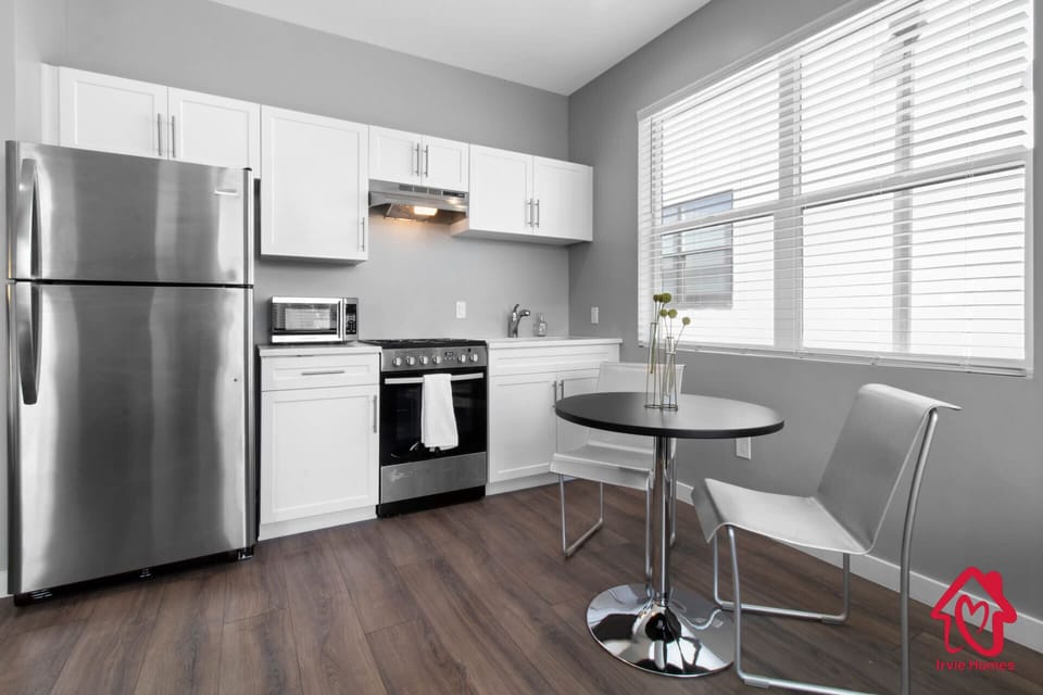 Fully stocked kitchen