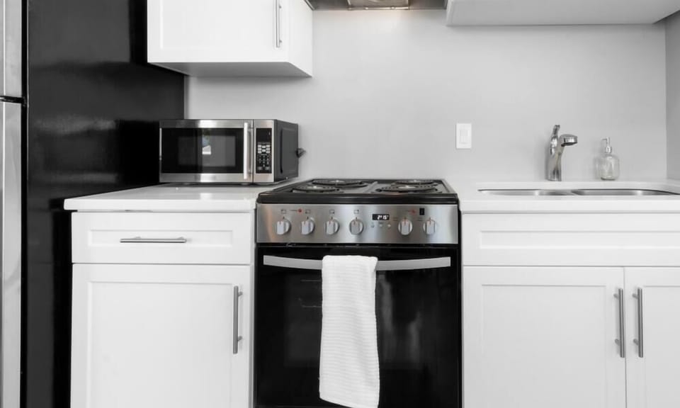 Fully stocked kitchen