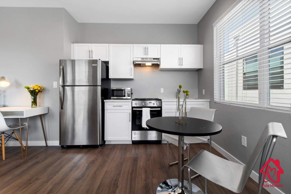 Work desk and dining area