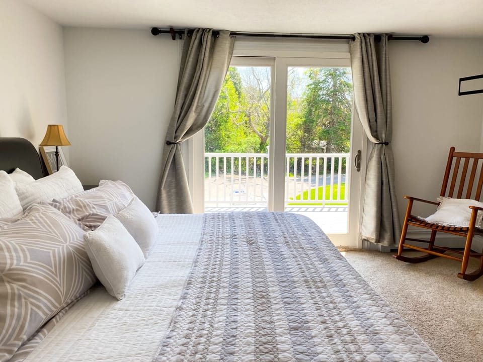 Bedroom with king bed