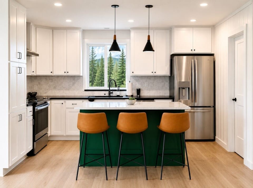 You certainly don`t need to cook on vacation, but if you do we have a fully stocked kitchen