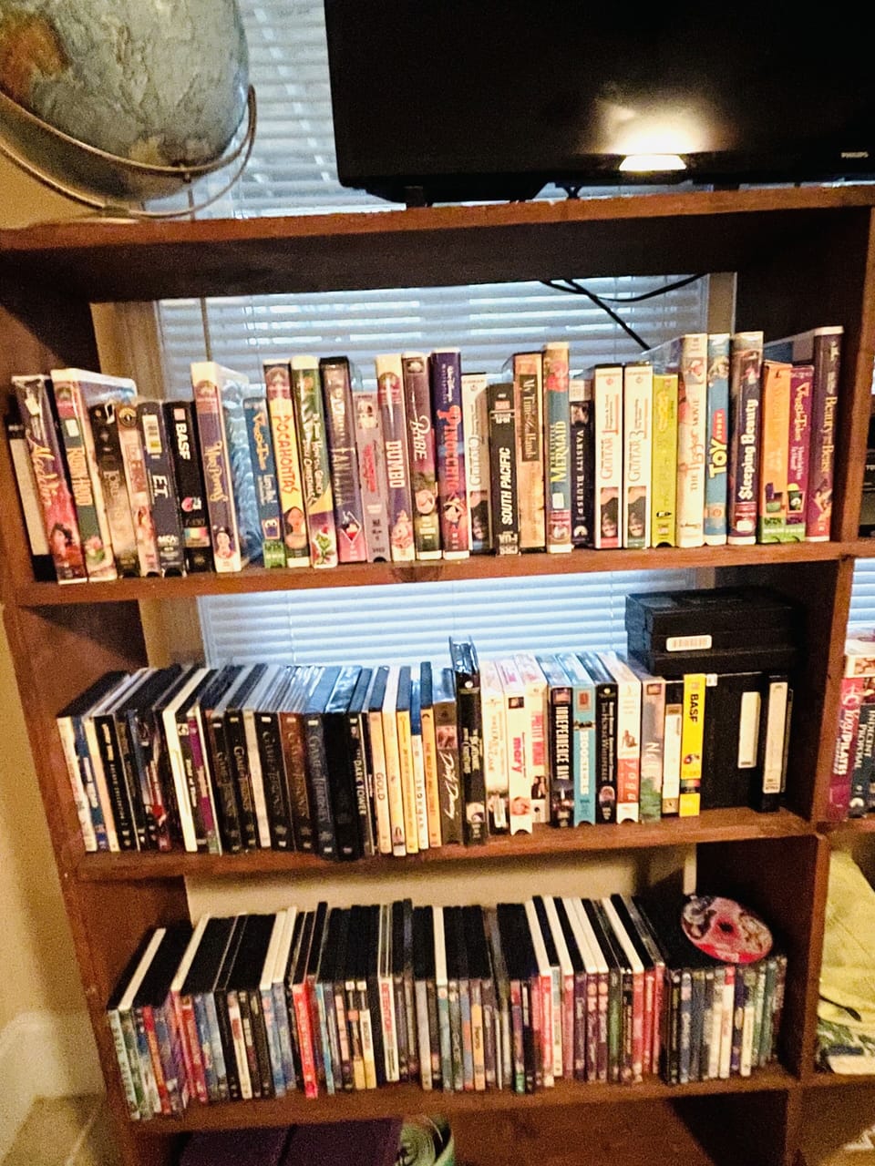Video library - vhs & dvds galore! 
