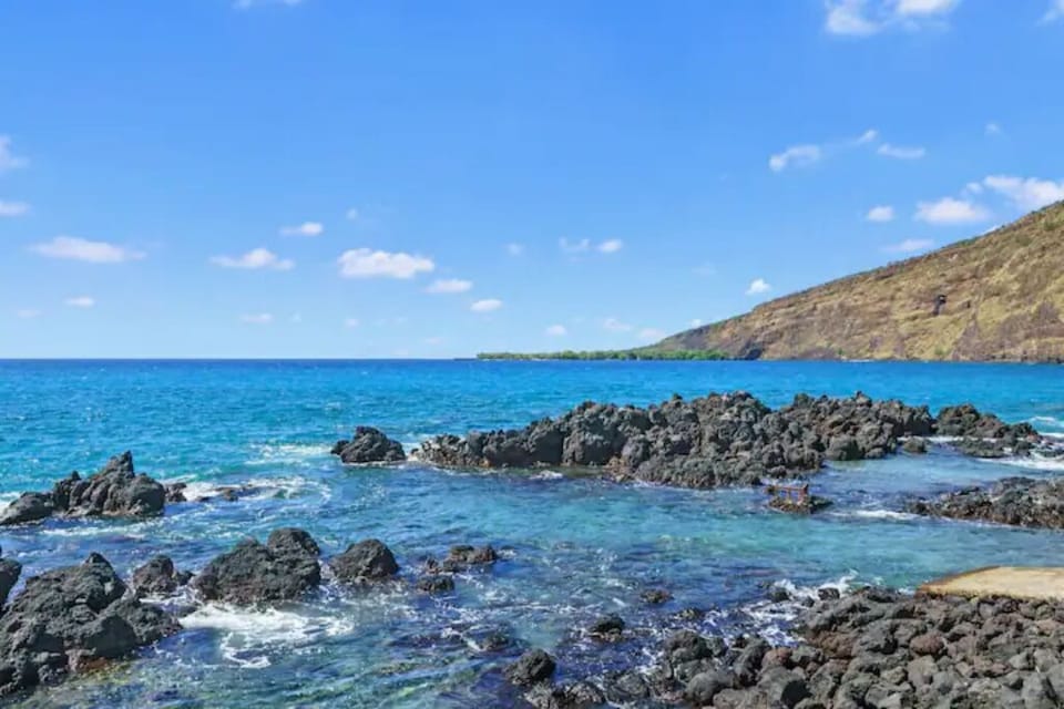 Ramp and channel for easy access to Kealakekua Bay