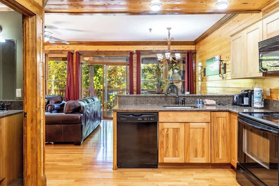 Our appliances are all modern including the fridge, oven, range top, microwaves, dishwasher, coffee makers, toasters and more!