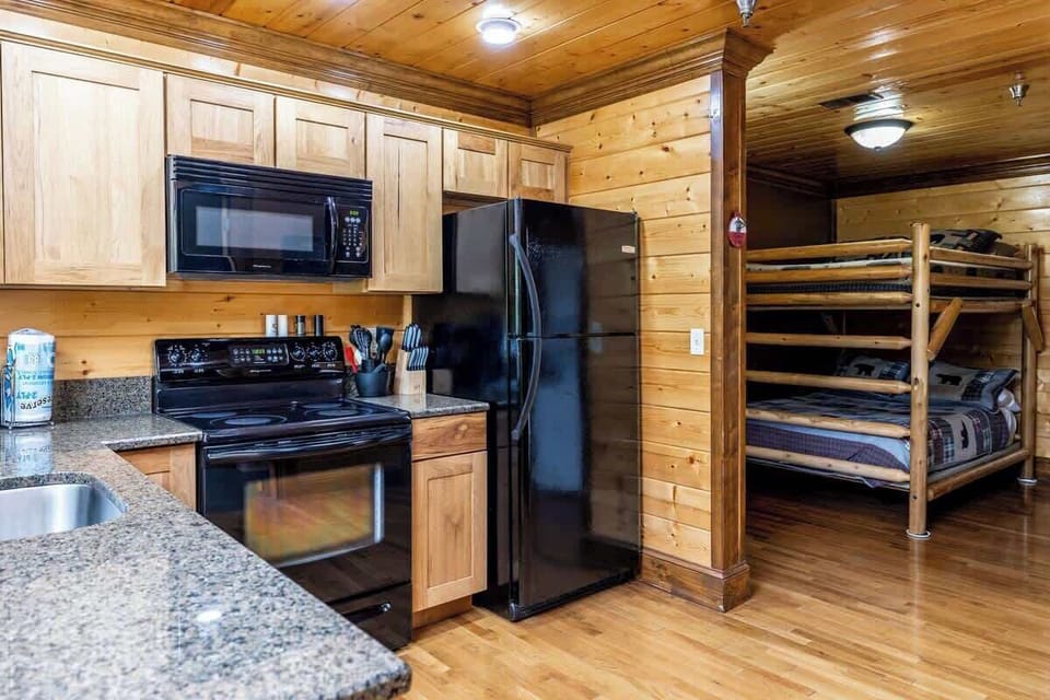 Plenty of space to create and enjoy a home cooked meal in our kitchen and dining area