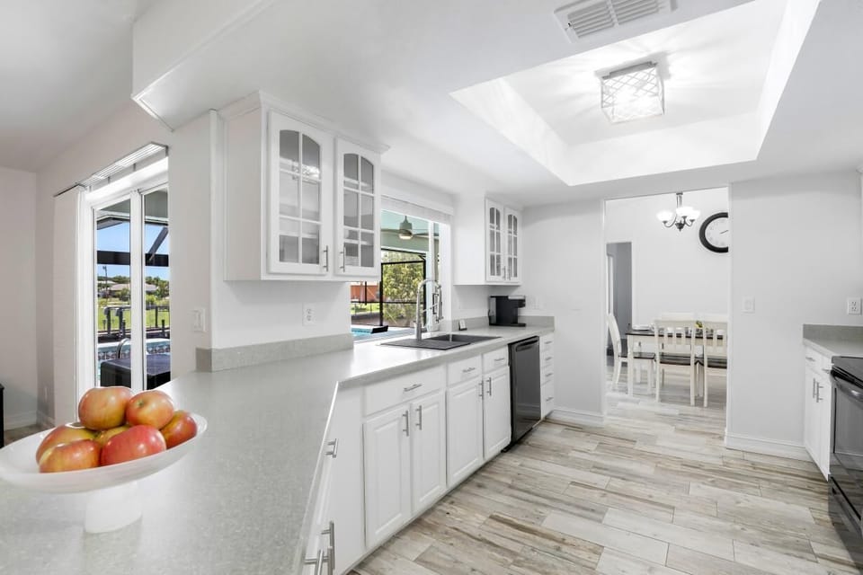 The modern and spacious Kitchen