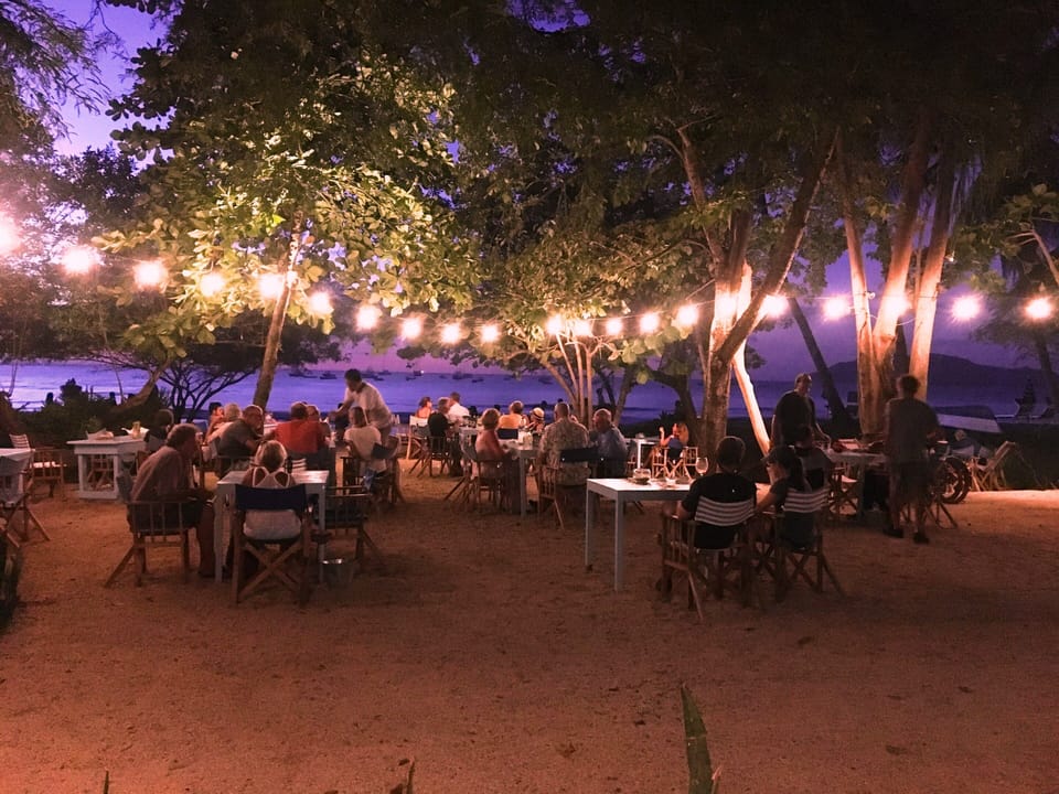 Local beachfront restaurant just a 30 second walk from our place