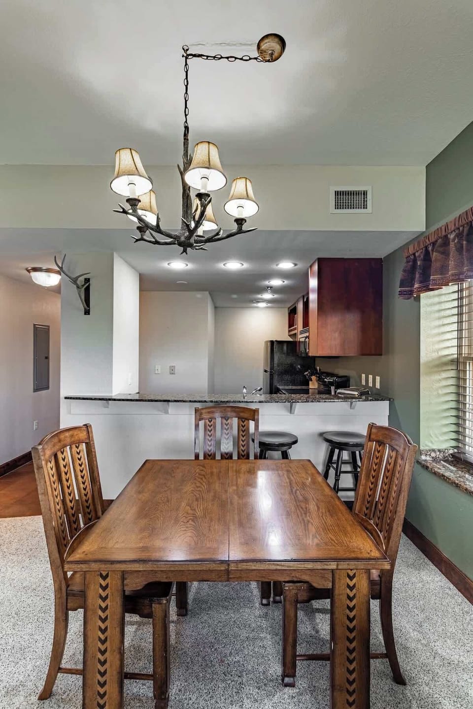 Gather around the rustic table for memorable meals!