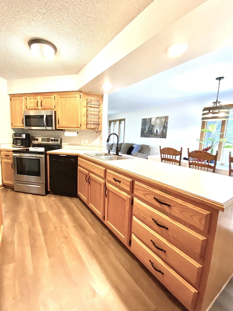 (The coffee maker requires Keurig Pods)