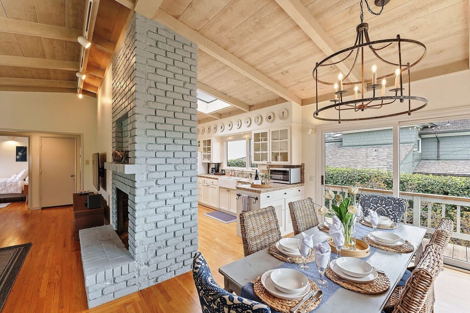 Great Room with Living Room, Dining Area and Kitchen