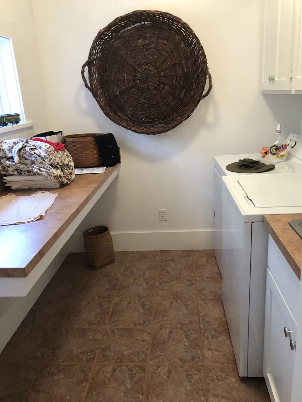 Laundry room with washer and dryer