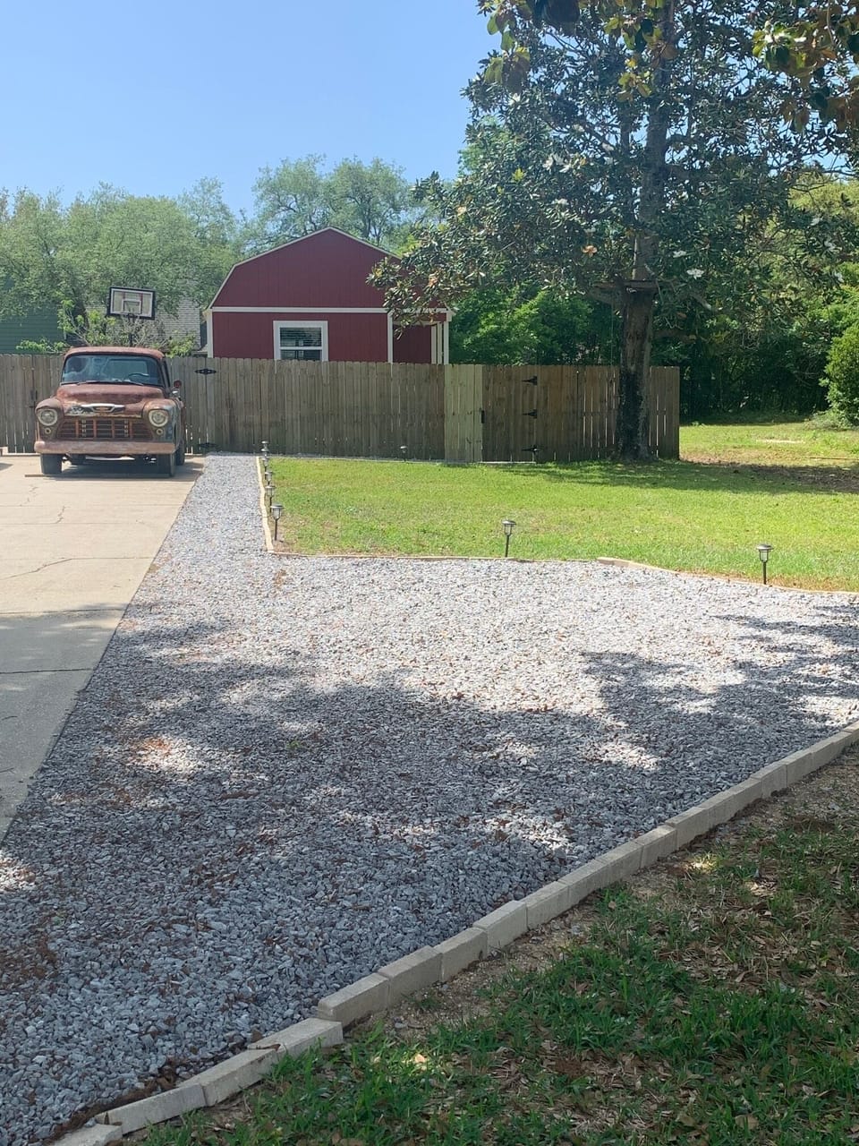 Private parking space