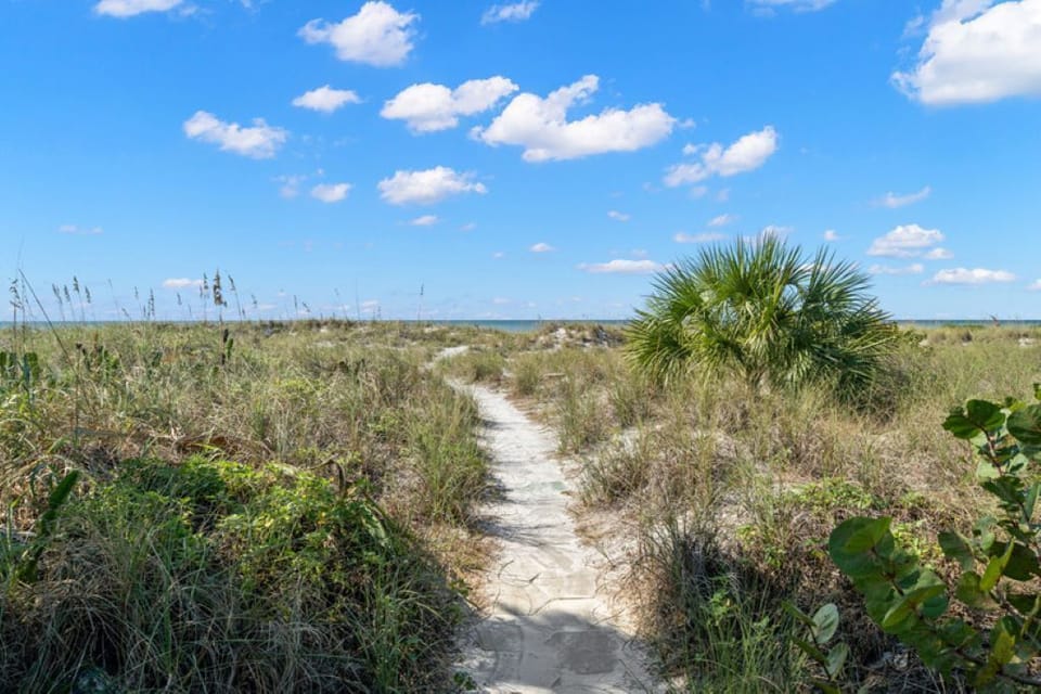 private beach access