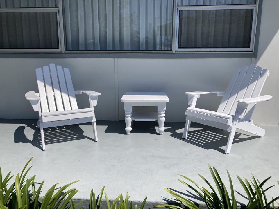 You can relax on the front verandah