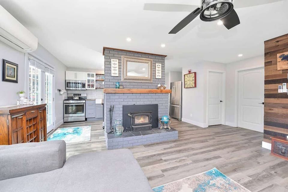 Spacious living room space.