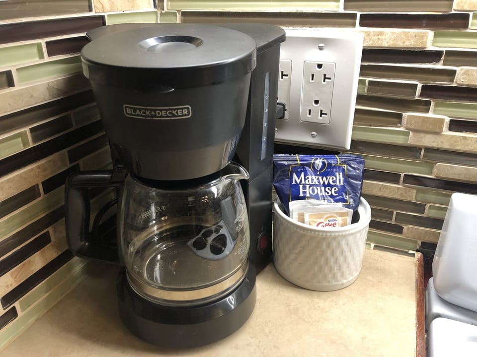 Enjoy complimentary coffee for your first morning in our villa.